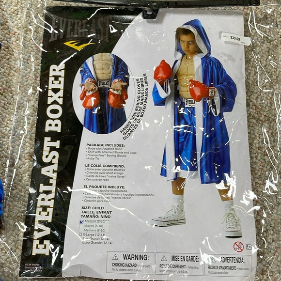 Everlast Boxing Costume - Picture 2 of 3